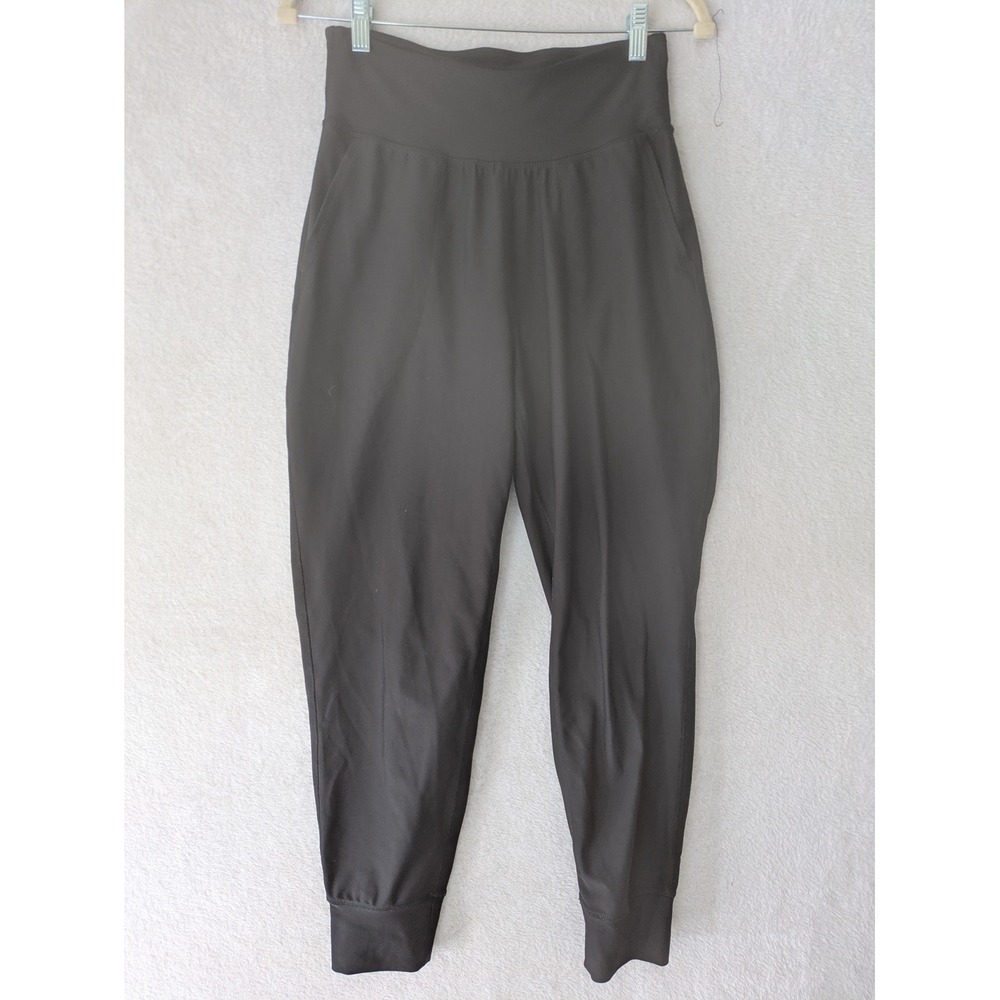 Old Navy Active Joggers Women's M Black PowerSoft Go-Dry High Rise Tapered Pant